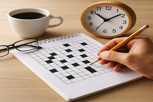 Qual è il momento migliore della giornata per fare i cruciverba?